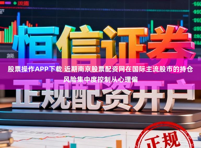 股票操作APP下载 近期南京股票配资网在国际主流股市的持仓风险集中度控制从心理偏