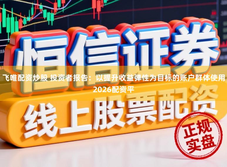 飞唯配资炒股 投资者报告：以提升收益弹性为目标的账户群体使用2026配资平